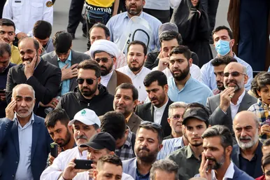 تشییع باشکوه پیکر «شهید غیرت» حمیدرضا الداغی