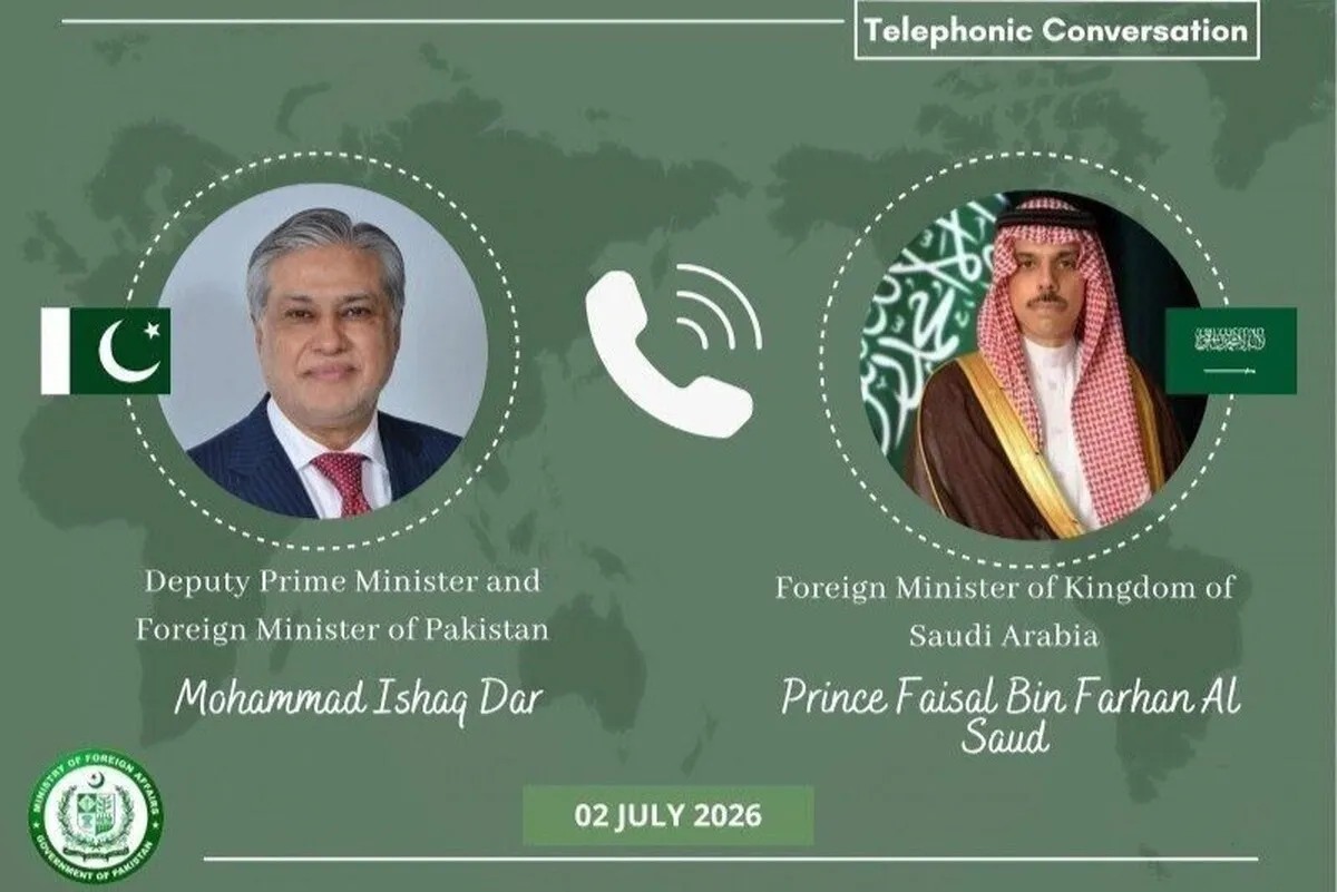 گفت‌وگوی وزرای خارجه پاکستان و عربستان درباره مذاکرات دوحه
