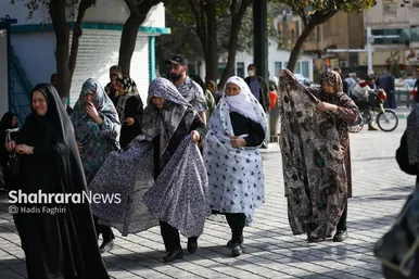 گزارش تصویری | آلودگی هوا،در کف خیابان های مشهد
