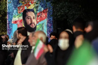 تشییع پیکر شهید مدافع امنیت «حسن براتی» در مشهد