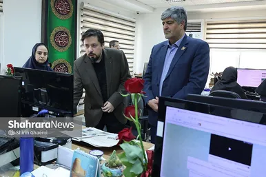 گزارش تصویری | بازدید مدیران استانی و شهری از موسسه فرهنگی شهرآرا به مناسبت روز خبرنگار - ۲