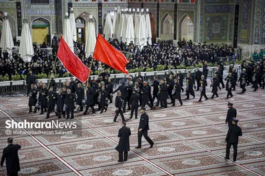 گزارش تصویری | شام غریبان حسینی در حرم امام‌رضا(ع) (۱۵ تیر ۱۴۰۴)