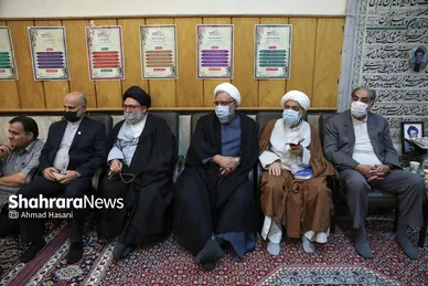 آیین احیای کرسی‌های تلاوت قرآن کریم در مسجد کرامت مشهد