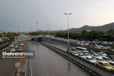 تصاویری از آب‌گرفتگی در سطح شهر مشهد بر اثر بارش شدید باران (۲۶ اردیبهشت ۱۴۰۳)
