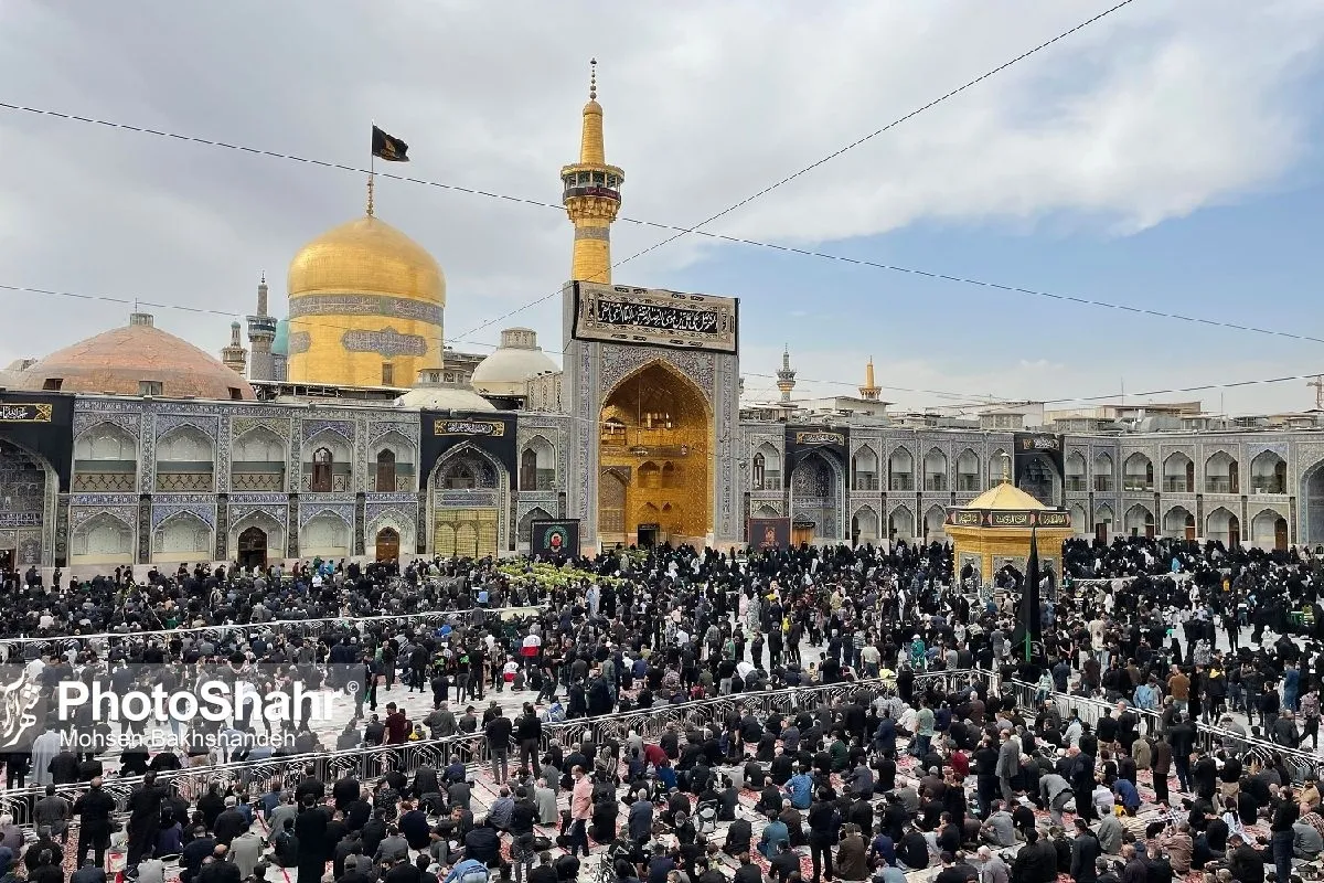 «مشهد‌الرضا (ع)» غرق در ماتم امام مهربانی‌ها | حضور میلیونی عزاداران در خیابان‌های منتهی به حرم مطهر رضوی