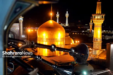 آیین سنتی نقاره نوازی سحرگاهی در حرم مطهر رضوی