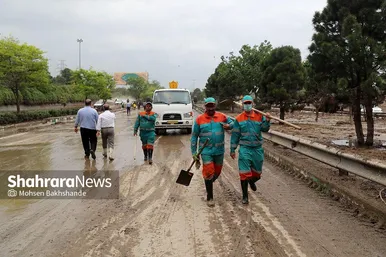تصاویر حضور وزیر کشور در مناطق سیل زده مشهد (۲۷ اردیبهشت ۱۴۰۳)