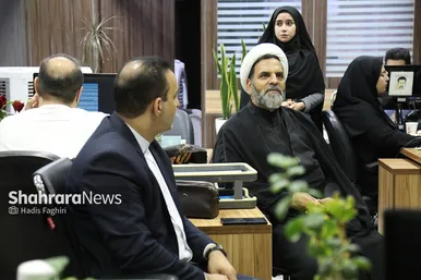 بازدید جمعی از مسئولین شهری و استانی مشهدمقدس از موسسه فرهنگی شهرآرا (۵) (۱۷ مرداد ۱۴۰۳)
