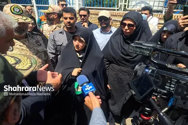 گزارش تصویری | زهرا بهروز آذر، نماینده رئیس جمهور به دوغارون رفت