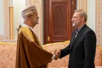دیدار لاریجانی با سلطان عمان به روایت خبرگزاری رسمی این کشور