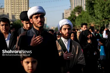 اجتماع مردم مشهد برای شهادت خادم الرضا (ع) سید ابراهیم رئیسی