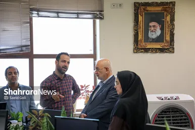 بازدید اعضای شورای اسلامی شهر مشهد از روزنامه شهرآرا