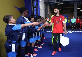 ویدئو | خوشحالی محمد صلاح پس از صعود مصر به دور حذفی