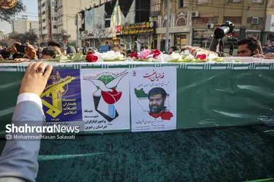 گزارش تصویری | مراسم تشییع پیکر مطهر شهید مدافع امنیت «مهدی ظریف» در مشهد ۲