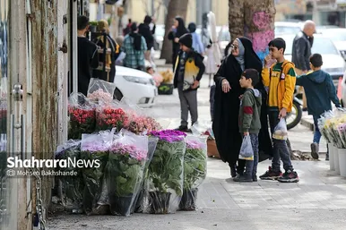 حال و هوای بازار گل در آستانه عید نوروز