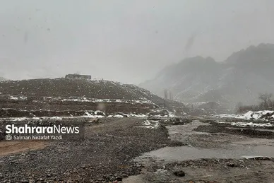 طبیعت زمستانی روستای آبقد