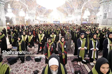 جشن دانش آموختگان علوم پزشکی کشور در حرم مطهر رضوی