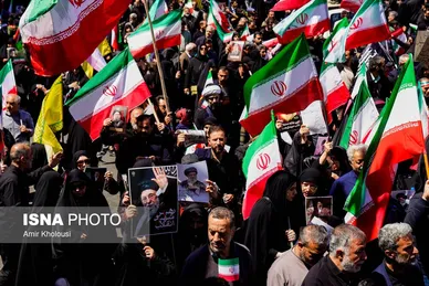گزارش تصویری | مراسم اربعین رهبر شهید انقلاب در تهران