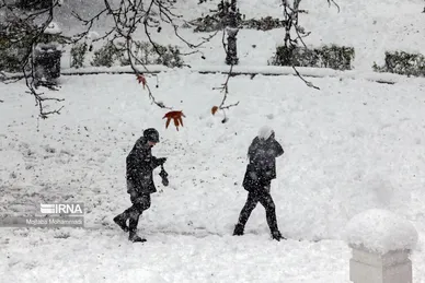 ایران زیباست | بارش برف در رشت