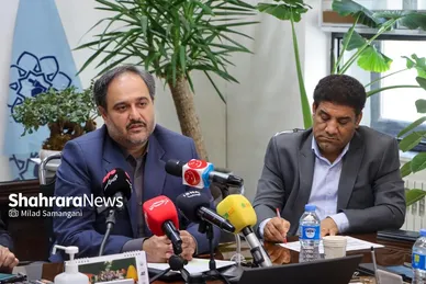گزارش تصویری | نشست خبری معاون مالی و پشتیبانی شهرداری مشهد
