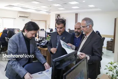 گزارش تصویری | بازدید مدیران استانی و شهری از روزنامه شهرآرا به مناسبت روز خبرنگار