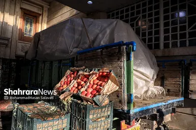 خسارت شدید سرما به بازار میوه و تره بار مشهد