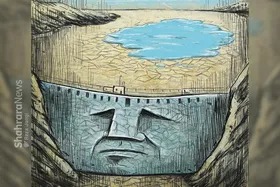 کارتون| کاهش ۱۲ درصدی حجم آب سد تبارک در استان خراسان رضوی