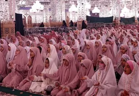 برگزاری جشن تکلیف دانش&zwnj;آموزان مشهدی در حرم مطهر امام&zwnj;رضا(ع) + فیلم (۴ دی ۱۴۰۳)