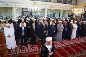 نماز عید قربان در دمشق با حضور بشار اسد برگزار شد