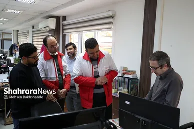 بازدید مدیرعامل جمعیت هلال‌احمر خراسان رضوی از موسسه فرهنگی شهرآرا