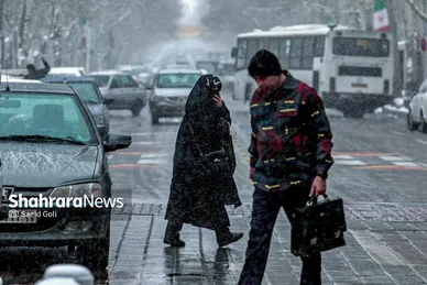 بارش برف در مشهد (۰۷/ ۱۲/ ۱۴۰۲)
