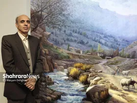 برداشت&zwnj;های رنگی مهدی انفرادی از طبیعت پاییزی مشهد در نمایشگاه نقاشی&nbsp;