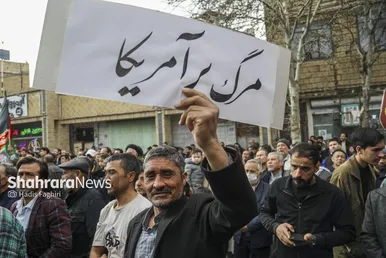 گزارش تصویری | اجتماع مهاجران افغانستانی در سوگ امام امت در محله گلشهر مشهد