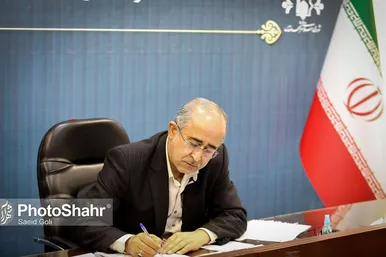 نشست خبری محمدرضا حیدری رئیس شورای اسلامی شهر مشهد