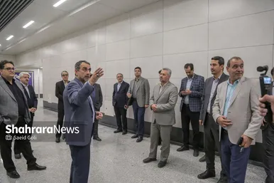 گزارش تصویری | بازدید میدانی مدیران شهرداری مشهد از فعالیت فاز یک خط سه مترو (۵ خرداد ۱۴۰۴)