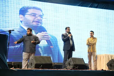  جشن بزرگ غدیر در بوستان جهان شهر(پادگان سابق ارتش)