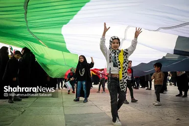 اجتماع مردمی عاشقان مبارزه با اسرائیل در مشهد