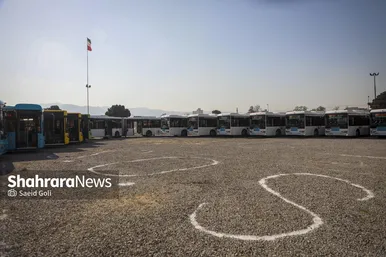 گزارش تصویری | مراسم رونمایی از ۳۰ دستگاه اتوبوس شهری در مشهد