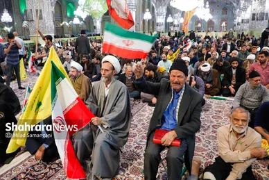 برگزاری آیین گرامیداشت سالروز نهم دی در حرم مطهر امام‌رضا(ع)