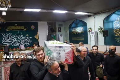 تشییع پیکر جانباز شهید عباس معروفی در مشهد