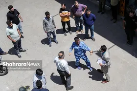 گزارش تصویری | بازسازی صحنه قتل در خیابان توس ۳۳ مشهد