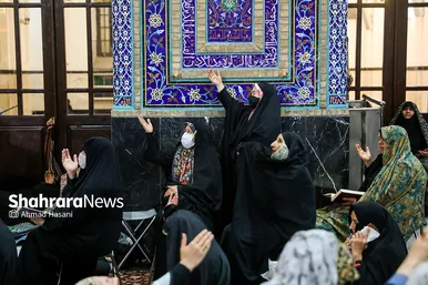 حال و هوای حرم مطهر رضوی در شب میلاد امام رضا(ع)