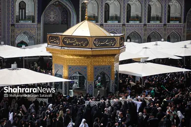 گزارش تصویری | حرم مطهر رضوی در روز شهادت امام رضا (ع)