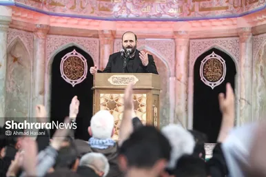 مراسم احیای شب بیست و یکم ماه رمضان در حرم مطهر رضوی‎‎