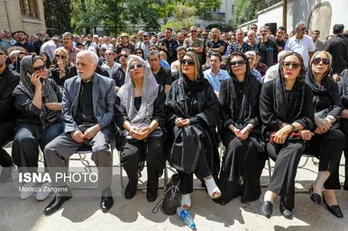 عکس‌هایی از مراسم تشییع پیکر سعید راد