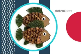 آموزش کاردستی | ماهی درختی