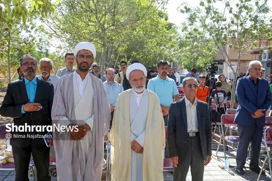 مراسم بهره‌برداری از پارک خطی و دو پل روگذر سواره کال تنباکوچی