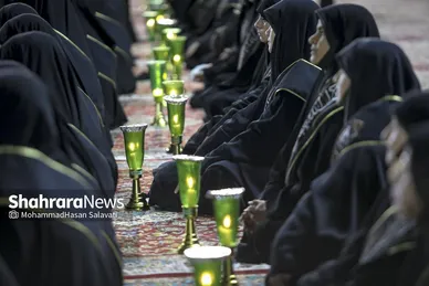 گزارش تصویری | آئین سنتی خطبه خوانی شب عاشورا در حرم مطهر رضوی