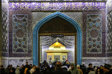 حال و هوای حرم مطهر رضوی در آستانه نیمه شعبان