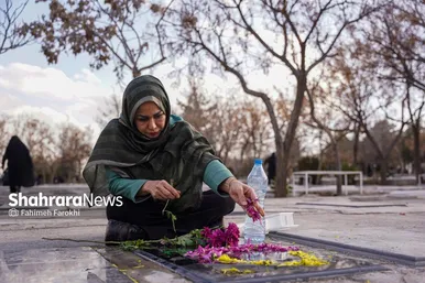 گزارش تصویری | آیین سنتی «چراغ برات» در بهشت‌رضا(ع) مشهد (بهمن ۱۴۰۴)